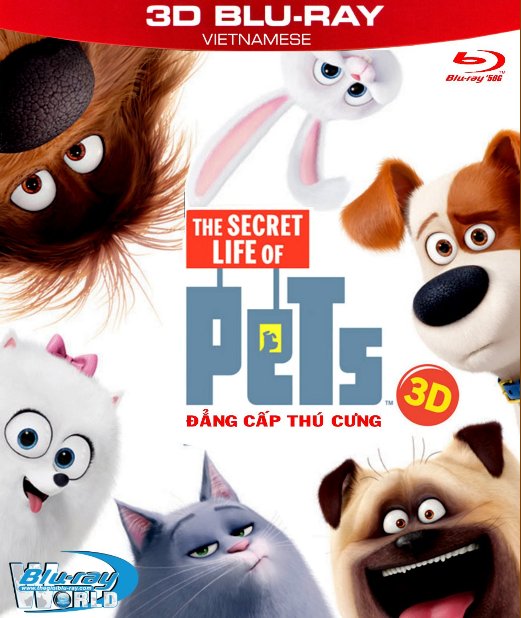 Z203.The Secret Life of Pets 2016 - ĐẲNG CẤP THÚ CƯNG 3D50G (TRUE - HD 7.1 DOLBY ATMOS)